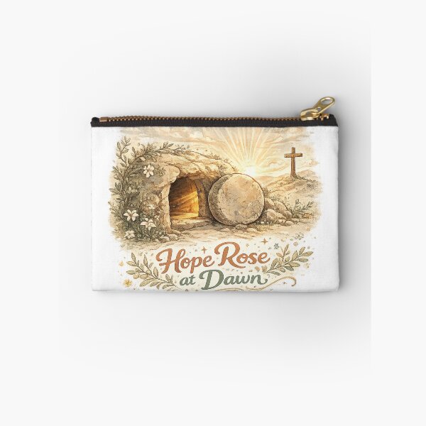 Item preview, Hope Rose at Dawn Empty Tomb Christian Easter Resurrection Art Design designed and sold by inkoutninja.