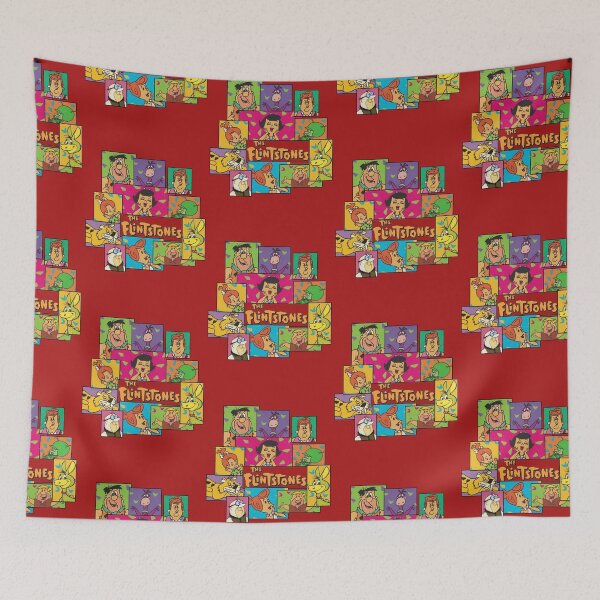 Item preview, The Flintstones Character Grid Retro designed and sold by Bomebomst.