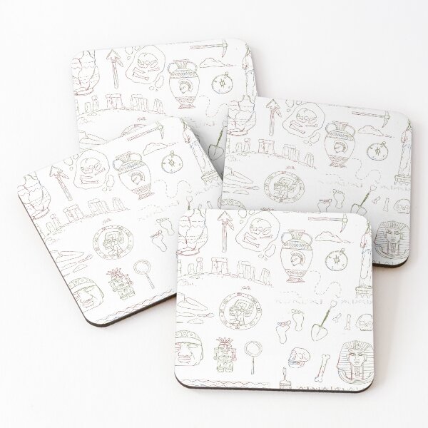 Item preview, Archaeology Pattern Design Chalk Historical designed and sold by junglecow.