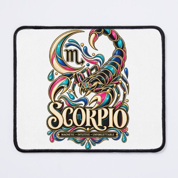Item preview, Colorful Scorpio Zodiac Water Sign designed and sold by a1legacyco.