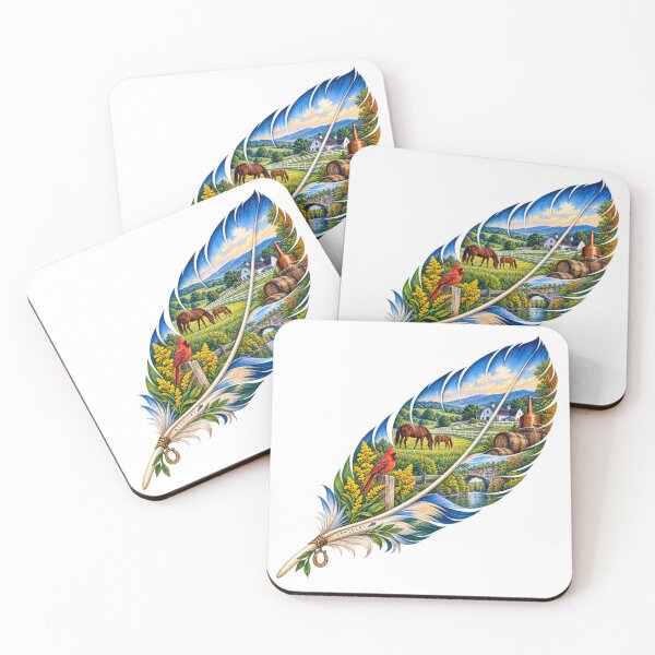 Item preview, Kentucky Bluegrass Feather designed and sold by Whimspired By Paxx.