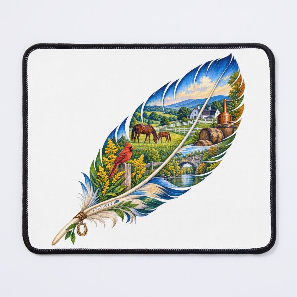 Item preview, Kentucky Bluegrass Feather designed and sold by Whimspired By Paxx.