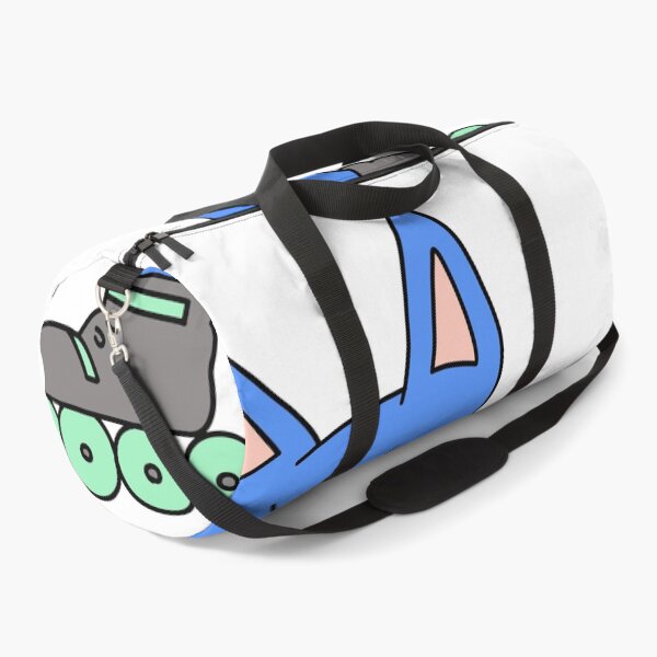 Item preview, mean cat inline skating - blue designed and sold by motherbrainart.