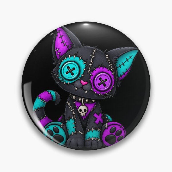 Item preview, Gato patchwork designed and sold by GyspySoulStudio.