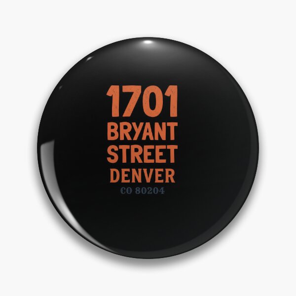 Item preview,  1701 Bryant Street Denver Address  designed and sold by MeghaGrady.