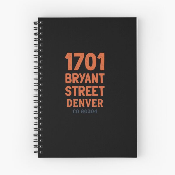 Item preview,  1701 Bryant Street Denver Address  designed and sold by MeghaGrady.