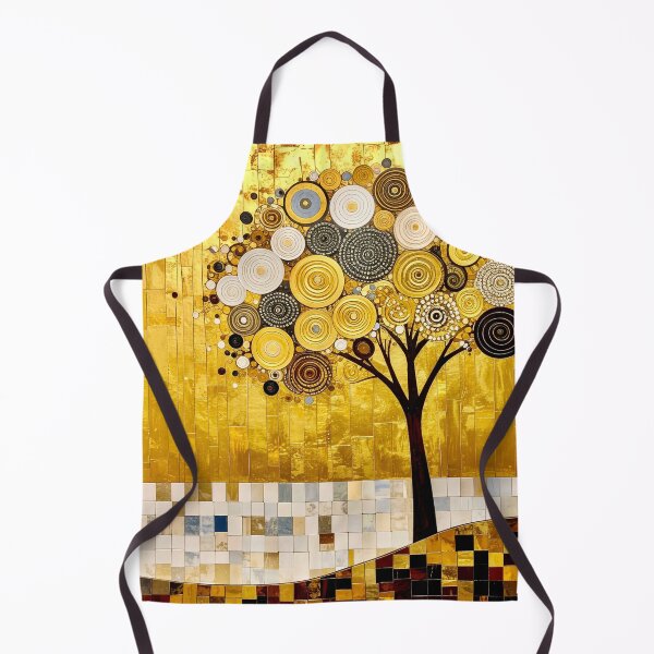 Item preview, Ornate Gold Leaf and Mosaic Circle Tree designed and sold by Vicky Brago-Mitchell®.