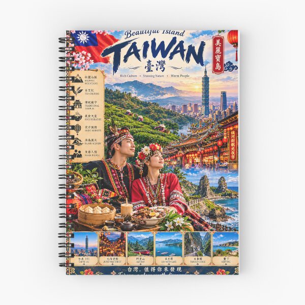 Item preview, Taiwan Travel Poster | Beautiful Island Formosa Vintage Culture Wall Art designed and sold by alexcorporation.