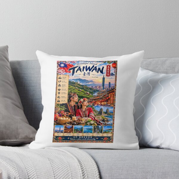 Item preview, Taiwan Travel Poster | Beautiful Island Formosa Vintage Culture Wall Art designed and sold by alexcorporation.