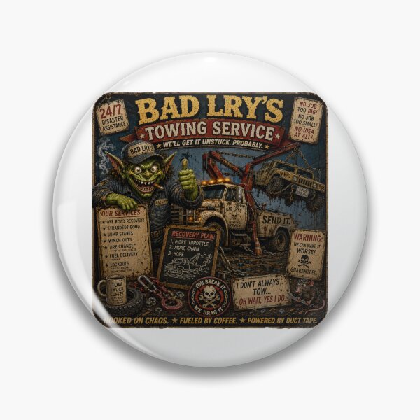 Item preview, BAD LRY - Towing Service designed and sold by WrenchCorps.