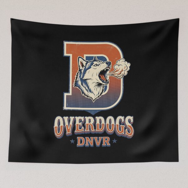 Item preview,  Overdogs D Mascot  Graphic  designed and sold by MeghaGrady.