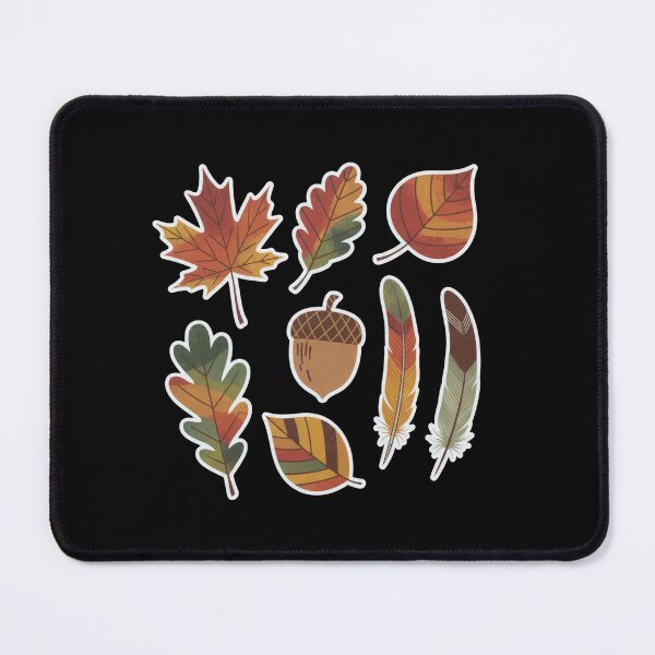 Item preview, Retro Autumn Leaves Acorn & Feathers Sticker Sheet  Fall Nature Stickers for Planners, Journals & Scrapbooks designed and sold by FestivityFinds.