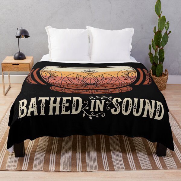 Item preview, Sound Bath Singing Bowl Boho Lotus Mandala Linework designed and sold by Osmose-Studio.