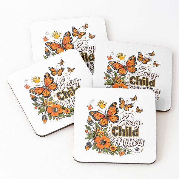 Item preview, Every Child Matters Orange Butterflies and Flowers designed and sold by TadeoNivar.