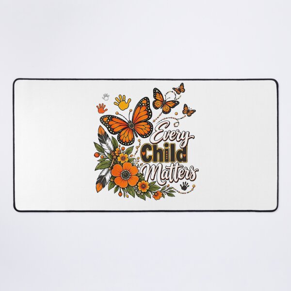Item preview, Every Child Matters Orange Butterflies and Flowers designed and sold by TadeoNivar.