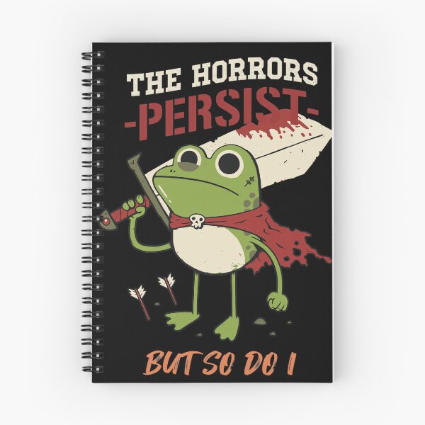 Item preview, Frog Warrior Persistent Quote Art designed and sold by LEAHHATFIELD.