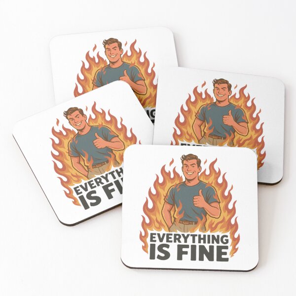 Item preview, EVERYTHING IS FINE #2 designed and sold by rossoniarts.
