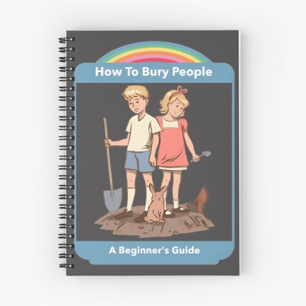 Item preview, How To Bury People Vintage Dark Humor Illustration with Gothic Style designed and sold by Cuppacat.