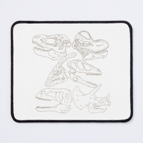 Item preview, Dinosaur Skulls Fossils Paleontology Sketch Vector Art designed and sold by ajengjung.