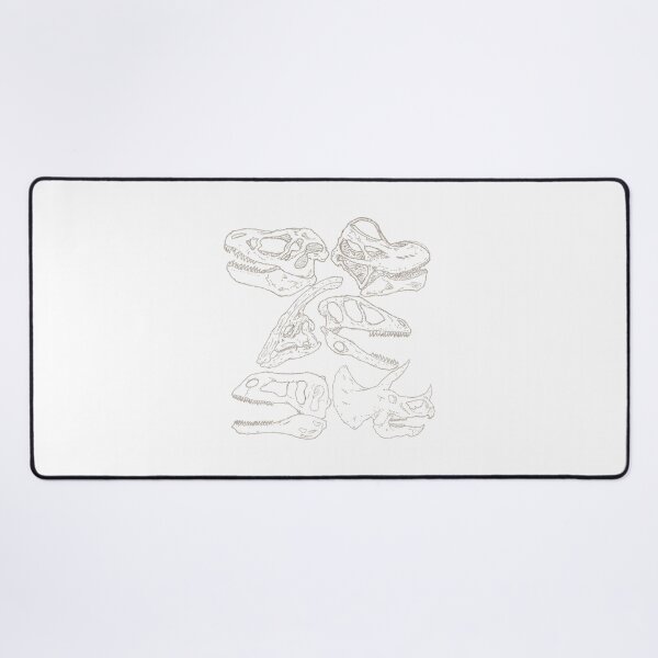 Item preview, Dinosaur Skulls Fossils Paleontology Sketch Vector Art designed and sold by ajengjung.