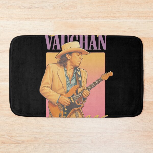 Item preview, Stevie Ray Vaughan Retro Guitarist Portrait designed and sold by LEAHHATFIELD.