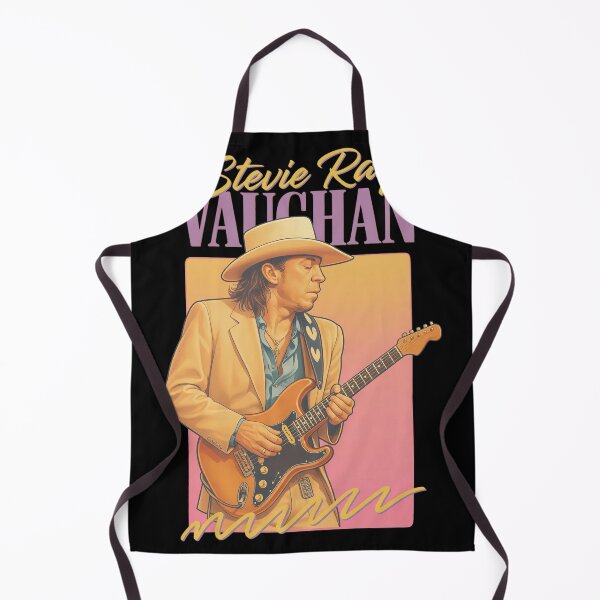 Item preview, Stevie Ray Vaughan Retro Guitarist Portrait designed and sold by LEAHHATFIELD.