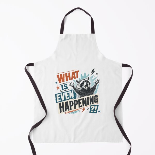 Item preview, What Is Even Happening Raccoon Confused Animal Humor designed and sold by HumansStuck12.