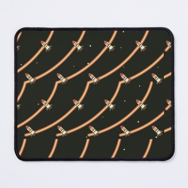 Item preview, Apollo Retro Rocket Lattice Micro Icon Space Pattern designed and sold by KungPowUnicorn.