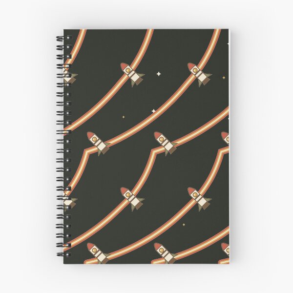 Item preview, Apollo Retro Rocket Lattice Micro Icon Space Pattern designed and sold by KungPowUnicorn.