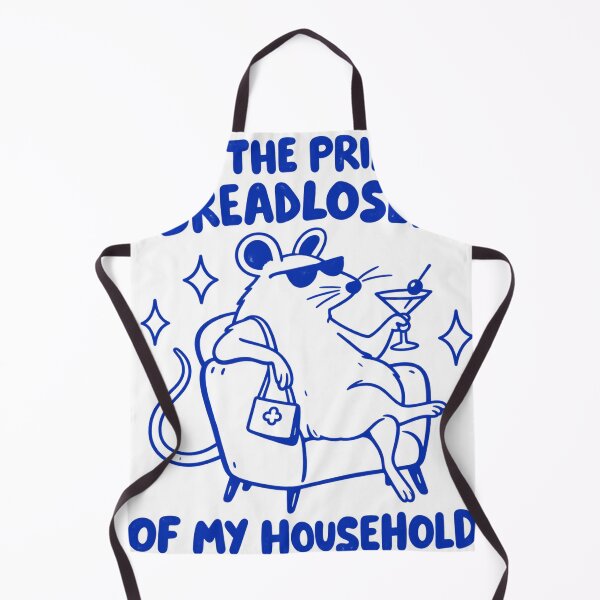 Item preview, Primary Breadloser Of My Household Funny Rat Martini Blue Line Design designed and sold by DevilMayCrySh.