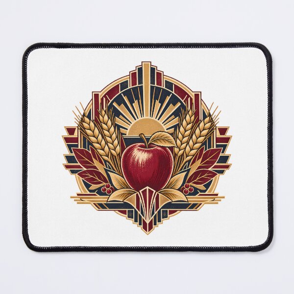 Item preview, Art Deco Autumn Harvest Emblem designed and sold by Thai Vibe Studio.