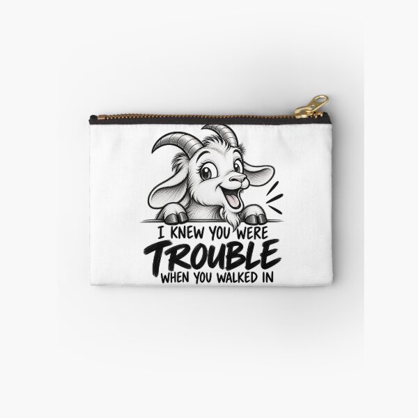 Item preview, I Knew You Were Trouble Goat designed and sold by Paukav.