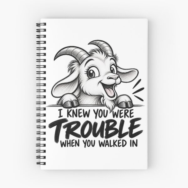 Item preview, I Knew You Were Trouble Goat designed and sold by Paukav.