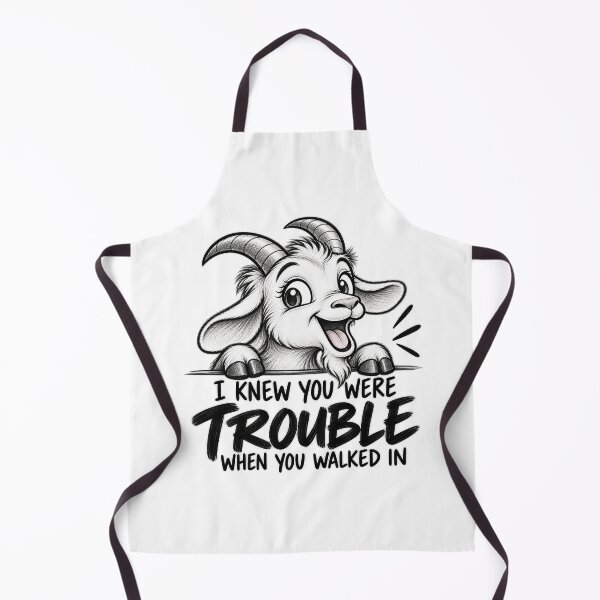 Item preview, I Knew You Were Trouble Goat designed and sold by Paukav.