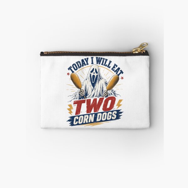Item preview, Today I Will Eat Two Corn Dogs Scream Ghostface Horror Movie Funny Fan designed and sold by HumansStuck12.