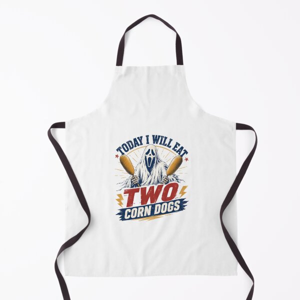 Item preview, Today I Will Eat Two Corn Dogs Scream Ghostface Horror Movie Funny Fan designed and sold by HumansStuck12.