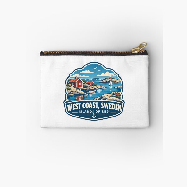Item preview, West Coast, Sweden Islands Of Red Scandinavian Travel Souvenir designed and sold by Star3NowForMe.