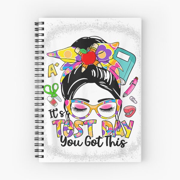 Item preview, It's Test Day You Got This Messy Bun Teacher Testing Exam  designed and sold by Mojikatiii.