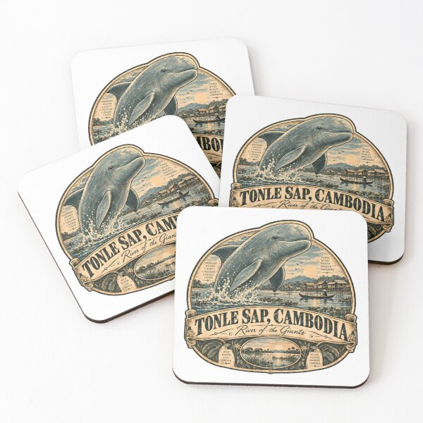 Item preview, Tonle Sap, Cambodia River Of The Giants Irrawaddy Dolphin Wildlife Travel designed and sold by Star3NowForMe.
