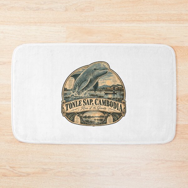 Item preview, Tonle Sap, Cambodia River Of The Giants Irrawaddy Dolphin Wildlife Travel designed and sold by Star3NowForMe.