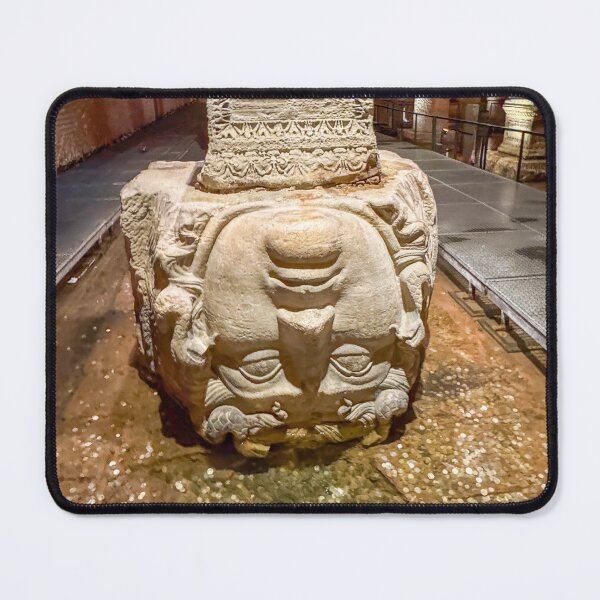 Item preview, Copy of Stone Medusa Head, Basilica Cistern, Istanbul designed and sold by SafariByMarisa.