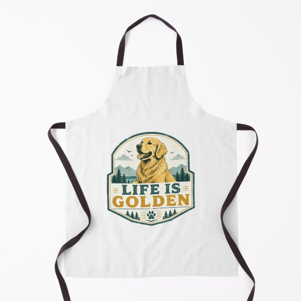 Item preview, Life Is Golden Golden Retriever Dog Owner Pet Lover designed and sold by HumansStuck12.