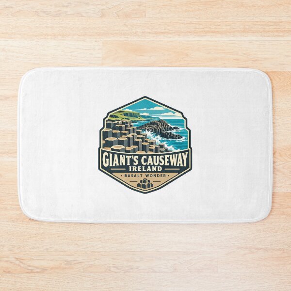 Item preview, Giant's Causeway Ireland Basalt Wonder Irish Travel Landmark designed and sold by Star3NowForMe.
