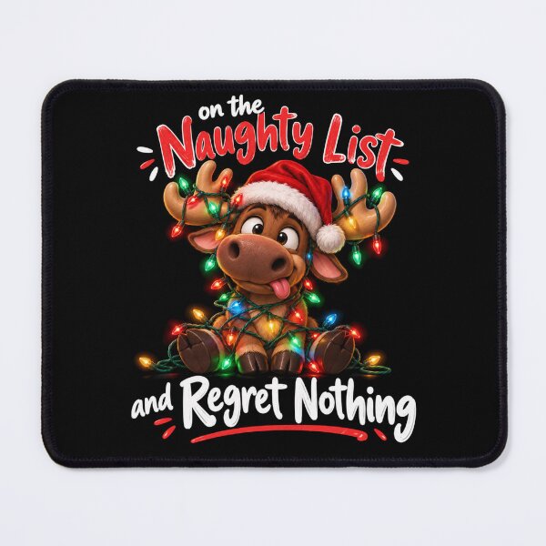Item preview, On The Naughty List And Regret Nothing designed and sold by TheEndDesign.