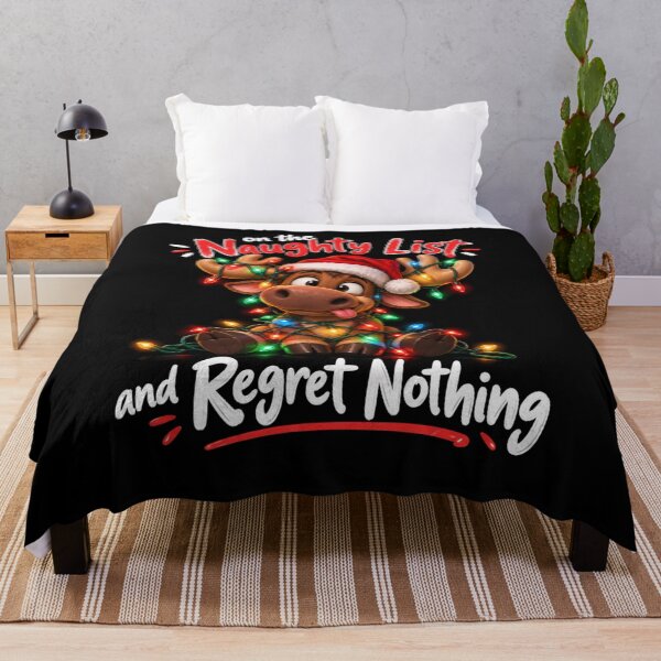 Item preview, On The Naughty List And Regret Nothing designed and sold by TheEndDesign.