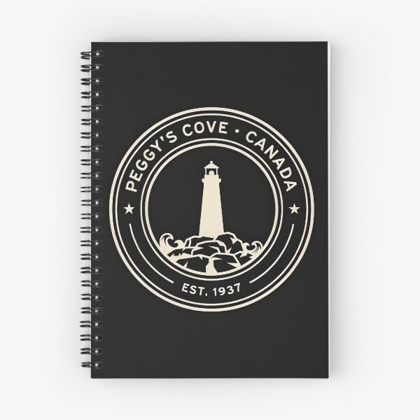 Item preview, Vintage Peggy's Cove Lighthouse Circular Badge Emblem Vector designed and sold by Shutter-Dragon.