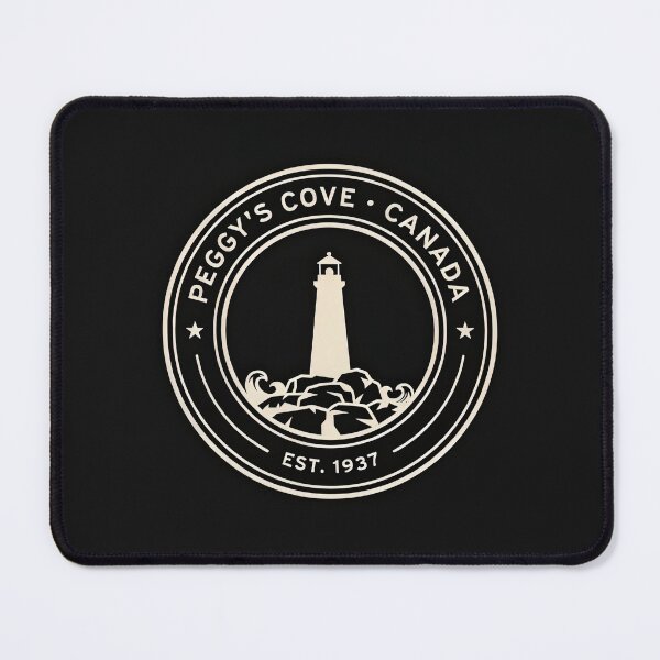 Item preview, Vintage Peggy's Cove Lighthouse Circular Badge Emblem Vector designed and sold by Shutter-Dragon.