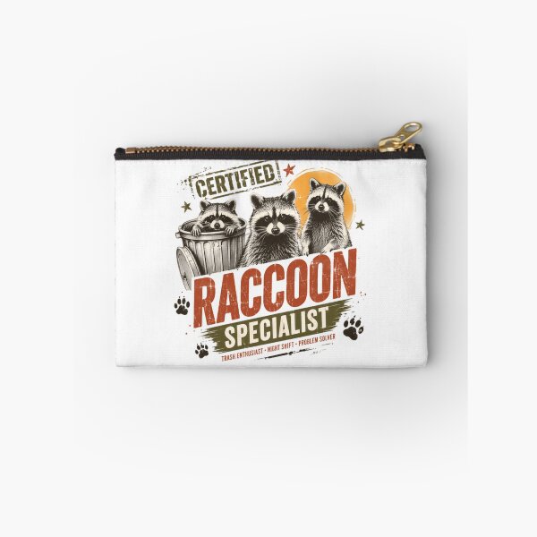 Item preview, Certified Raccoon Specialist Raccoon Lover Wildlife Animal Enthusiast designed and sold by HumansStuck12.