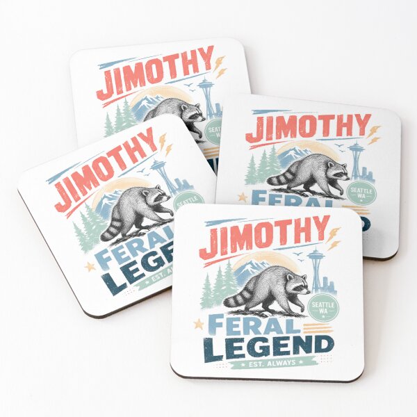 Item preview, Jimothy Seattle Wa Feral Legend Est. Always Raccoon Washington Name City Wildlife designed and sold by HumansStuck12.
