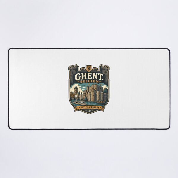Item preview, Ghent, Belgium City Of Castles European Travel Tourist Souvenir designed and sold by Star3NowForMe.